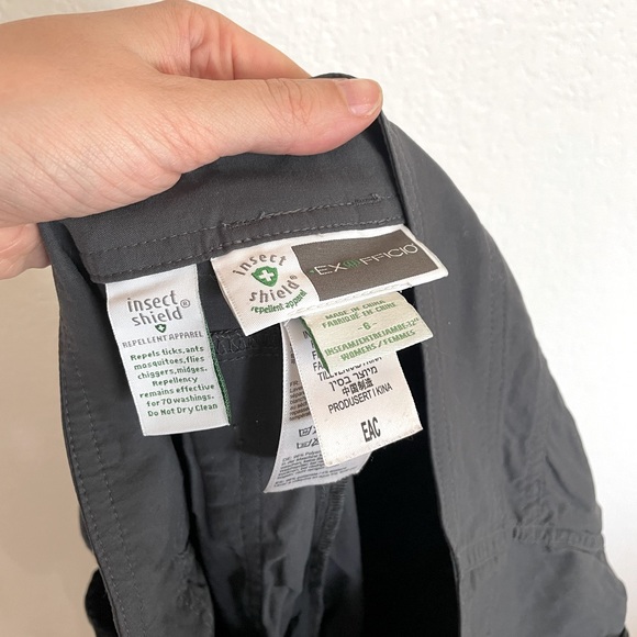 ExOfficio Vianna Hiking Pant with Insect Shield. Size 6. Gray. - Picture 5 of 7